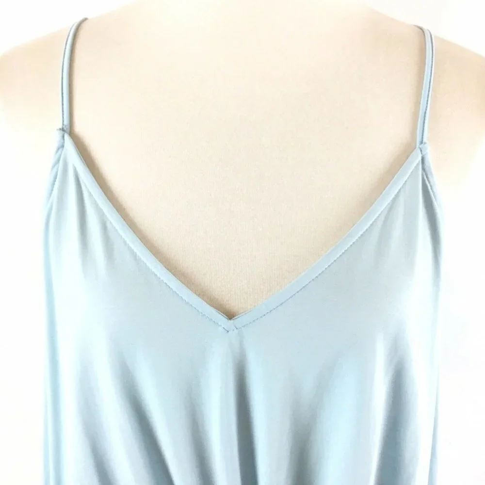 LUSH V-Neck Drawstring-Waist Cami Top - Picture 3 of 7